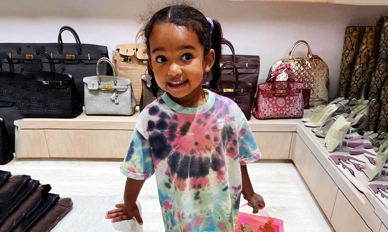 Chicago West ‘borrowed’ a Kim Kardashian bag, sneakily