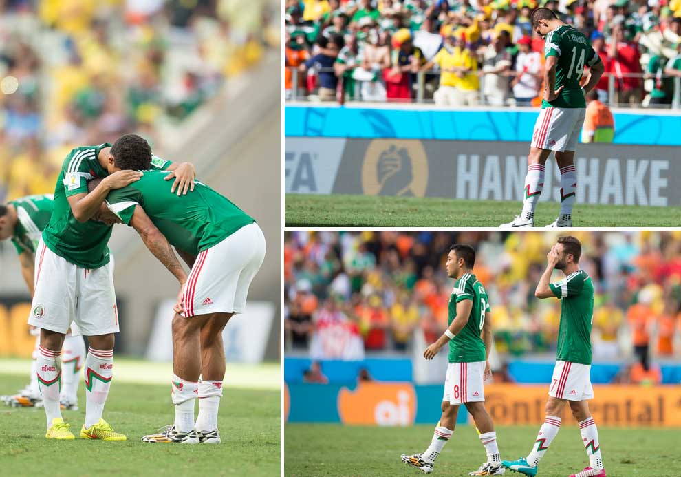México se despide de Brasil 2014 tras perder 2 - 1 contra Holanda