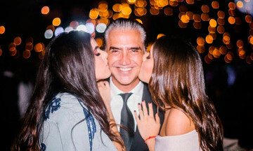 Por primera vez, Alejandro Fernández canta con sus tres hijas