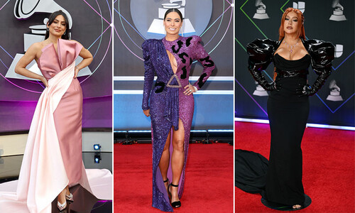Glamour y música, así fue la alfombra roja de los Latin Grammy 2021