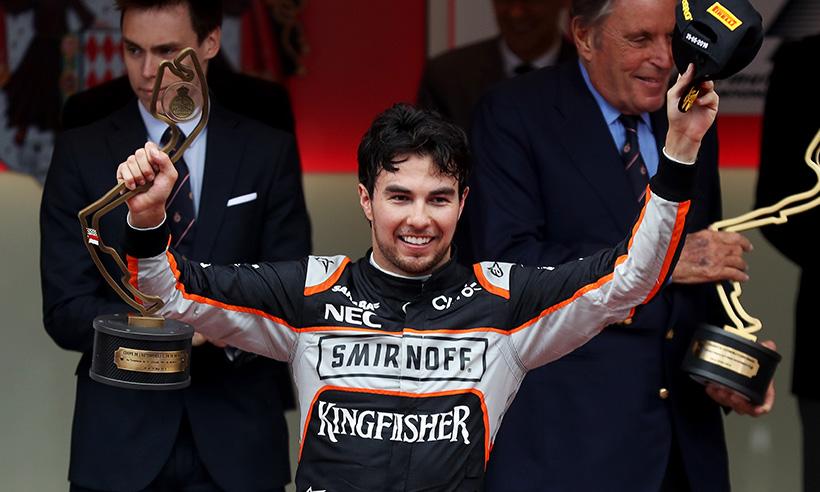 Checo P Rez Se Sube Al Podio En El Gran Premio De Azerbaiy N Videos