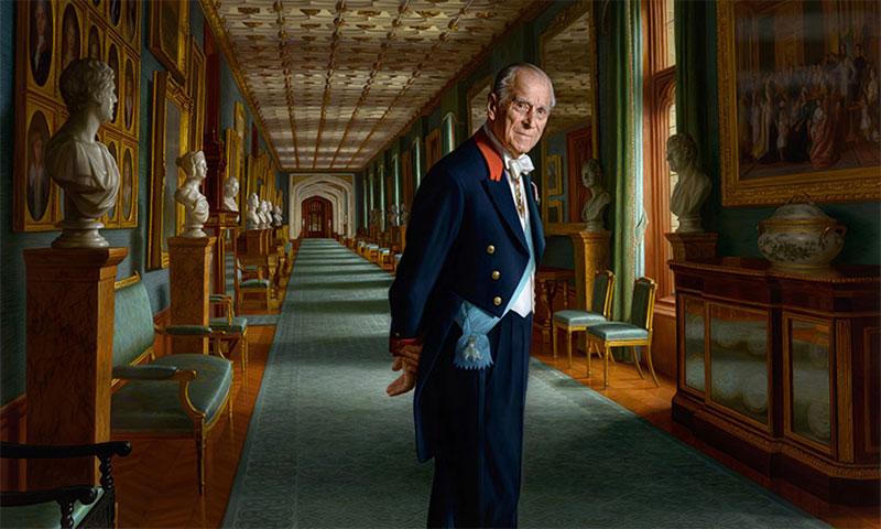Se ha presentado un nuevo y llamativo retrato del Príncipe Felipe en honor a sus raíces danesas