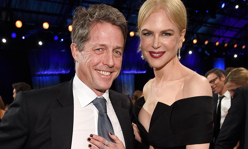 Nicole Kidman se deshace en halagos hacia Hugh Grant, su esposo de ficción