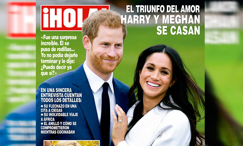 En ¡HOLA!, Harry y Meghan se casan, la boda real más ...