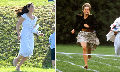 ¿Qué hizo correr a Kate en esa carrera que nos recordó a la Princesa Diana?