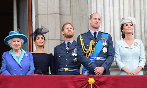 ¡Sorpresa! Kate sí apareció con Meghan en el balcón del Palacio de Buckingham