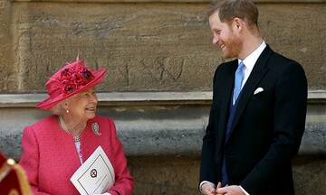 Príncipe Harry y Reina Isabel