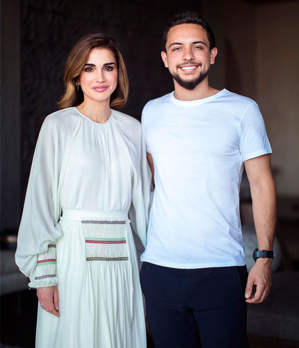Rania Jordania y Príncipe Hussein