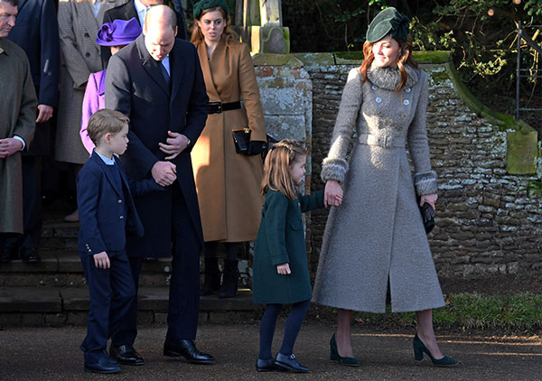 Duques de Cambridge e hijos