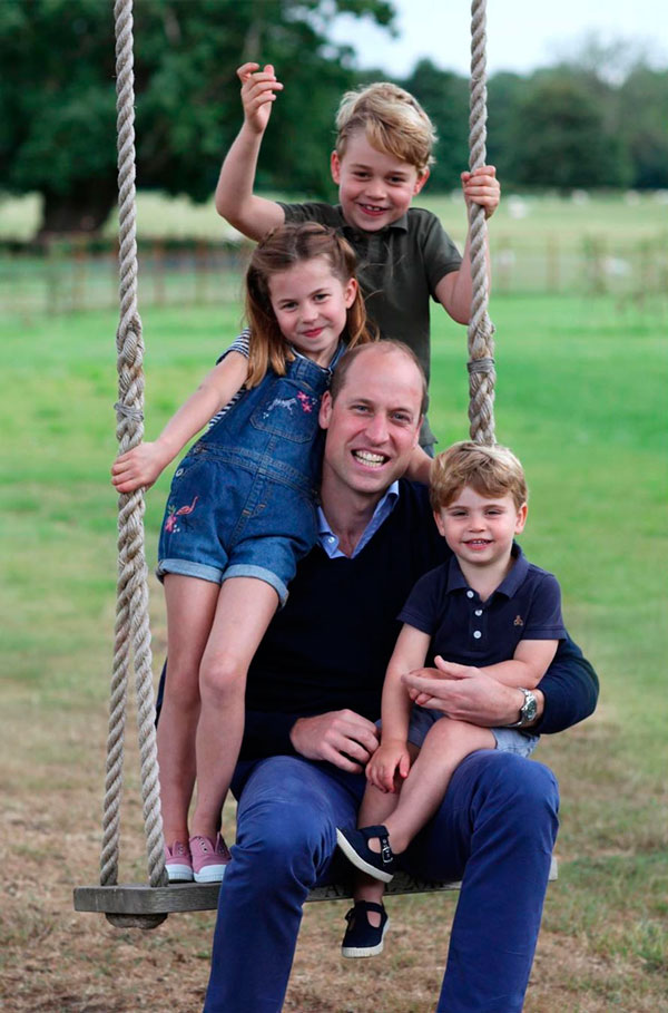 Príncipe William y sus hijos