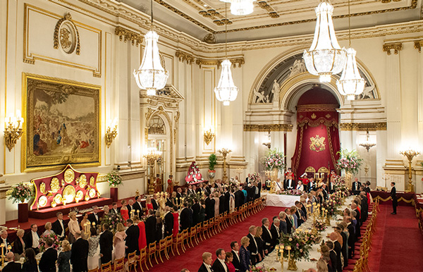 Banquete Palacio de Buckingham