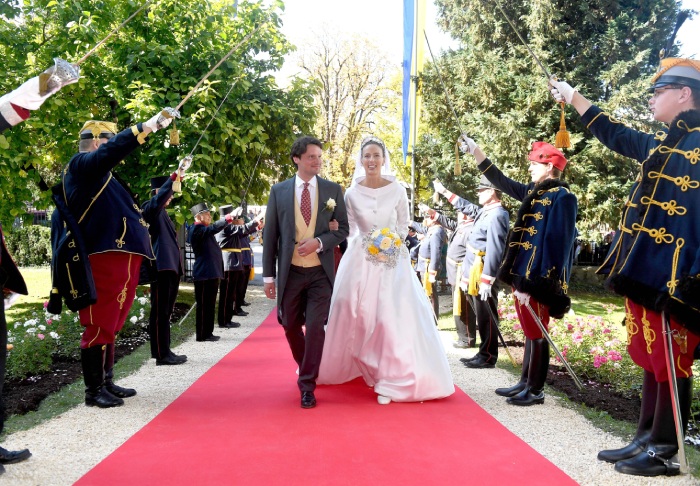 Guillermo y Máxima de los Países Bajos en una boda en Austria