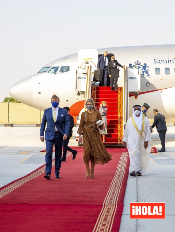 Los Reyes de los Países Bajos viajan a Abu Dhabi para visitar la Expo 2020