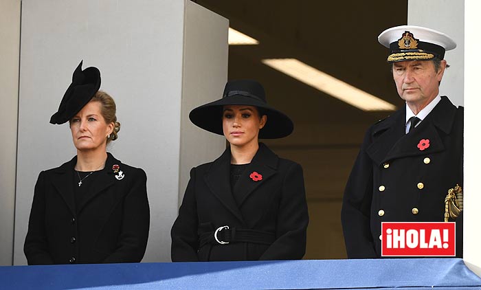 La familia real británica, unida para celebrar el Día del Armisticio