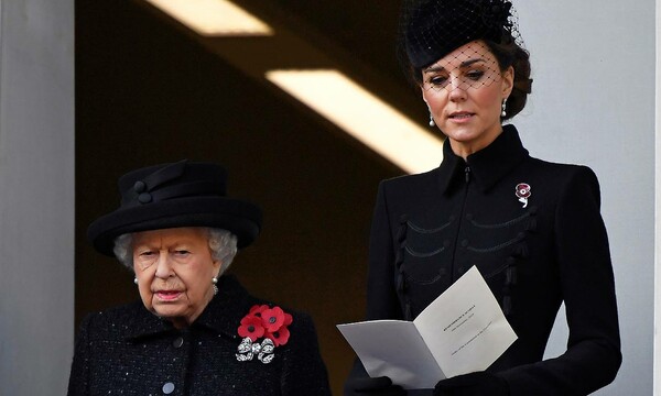 La familia real británica, unida para celebrar el Día del Armisticio