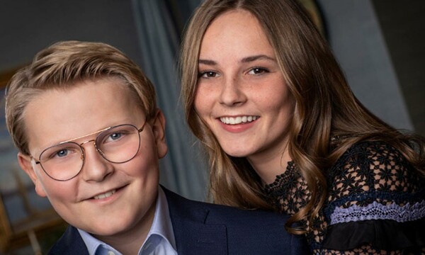 Sverre Magnus e Ingrid de Noruega