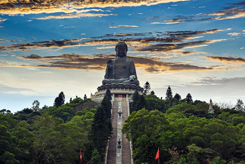 Buda-grande-Ngong-Ping-Lantau-isla