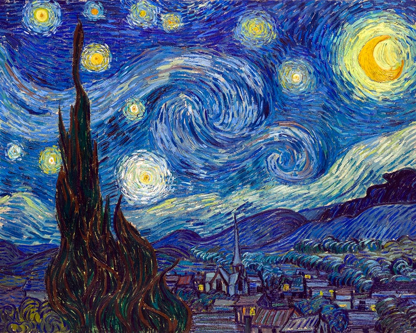 Noche estrellada Van Gogh