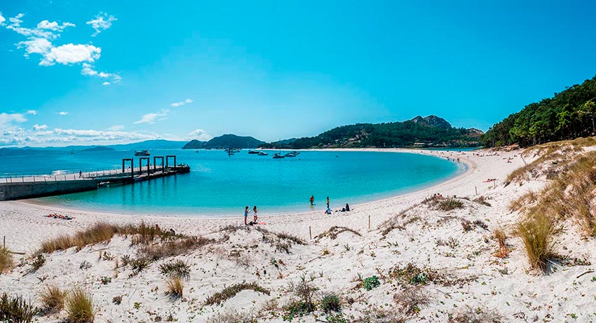 Playa de Rodas, la más famosa de las islas Cíes